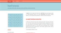 Desktop Screenshot of hare-krisna.hu